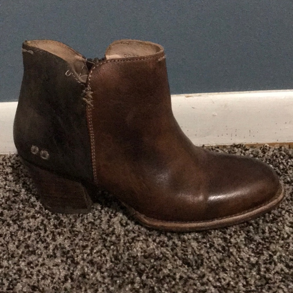 Leather BedStu Ankle Booties “Cobbler”